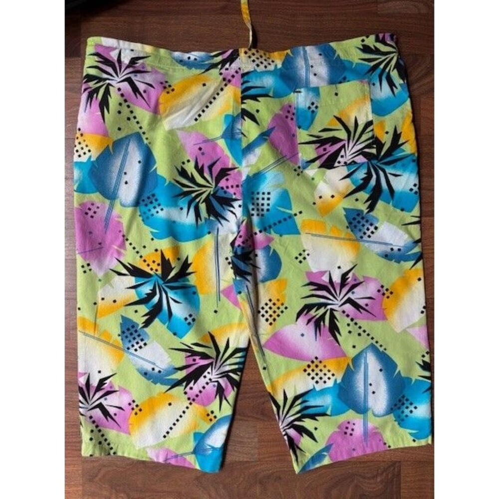 90s Vintage Woolrich Mens LRG Cotton Retro 80s Y2K Long Shorts Tropical - Picture 4 of 7